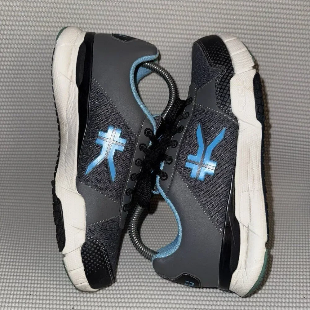 Kuru Quantum Mesh Sneakers Gray Blue Athletic Running Shoes Women’s Size 7.5